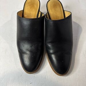 Madewell Black Leather Women's Mules